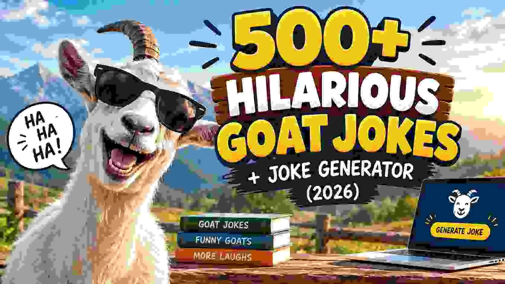 Hilarious Goat Jokes + Joke Generator